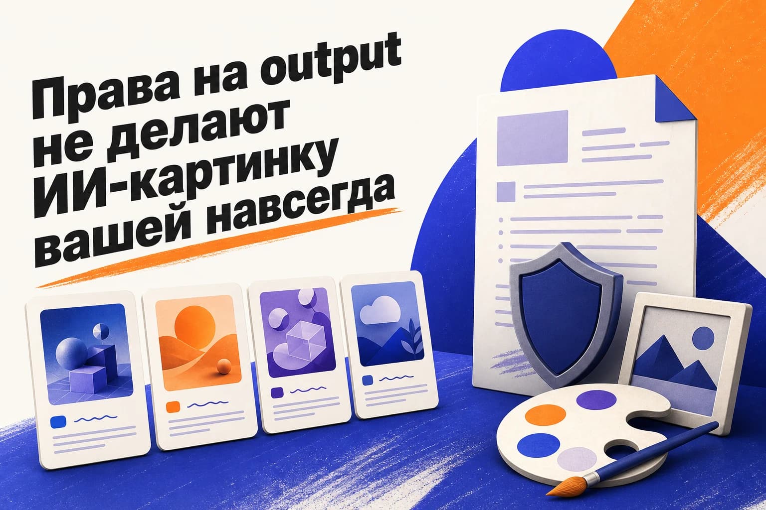Сравнение прав на текст и изображения, созданные в ChatGPT, Claude, Midjourney и Adobe Firefly